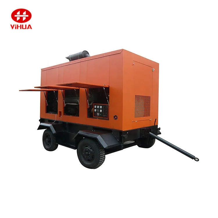 50kw Low Noise Trailer Gen Set Easy To Move